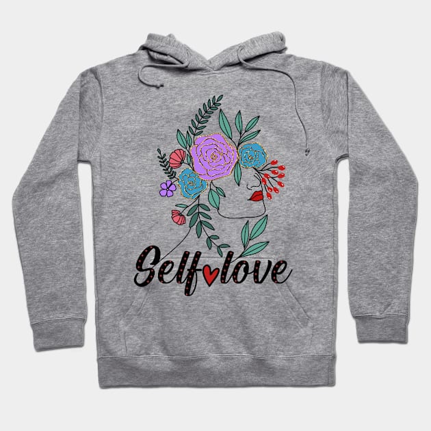 Self-Love Boho Lady Hoodie by Idanitee